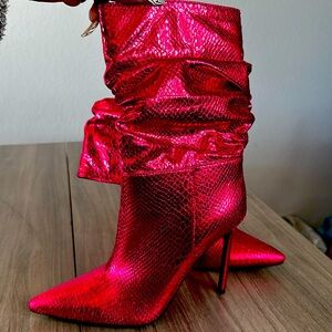 Azalea wang hot pink booties